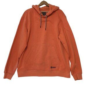 Noble Outfitters Hoodie Men's Orange Large Hooded Sweatshirt Workwear
